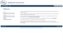 Tablet Screenshot of netassessinternational.com